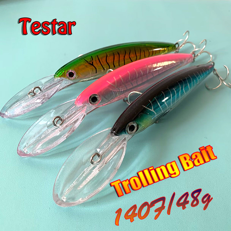 Fishing Lure Spoon - Testar Fishing Lure 140mm 48g Trolling