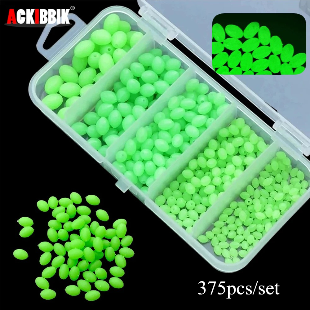 Ackibbik 375pcs/box Luminous F - Fishing Lure Soft Plastic recensione e prezzo
