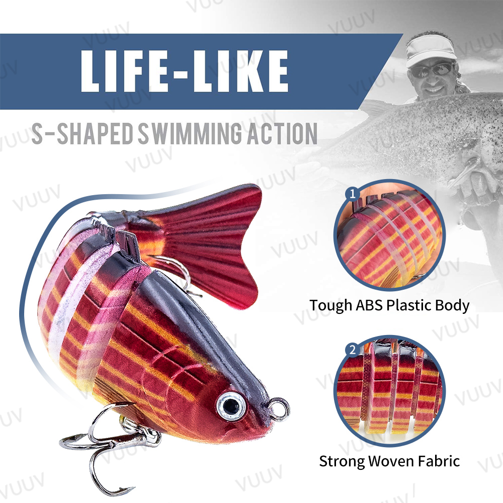 10 pcs Multi-Joint Swimbait Fi - Fishing Lure Popper recensione e prezzo