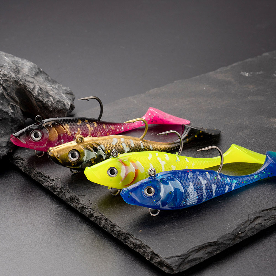 5PCS T-Tail Soft Bait Artifici - Fishing Lure Blade Bait recensione e prezzo