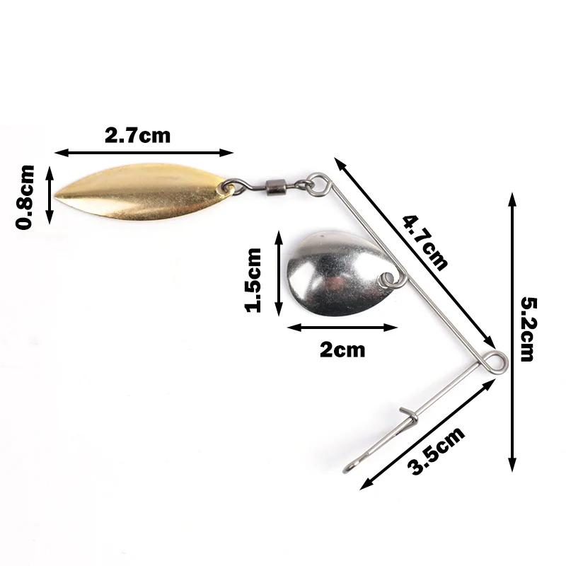 OUTKIT 5pcs 2.5g Spinner Fishi - Fishing Lure Buzzbait recensione e prezzo