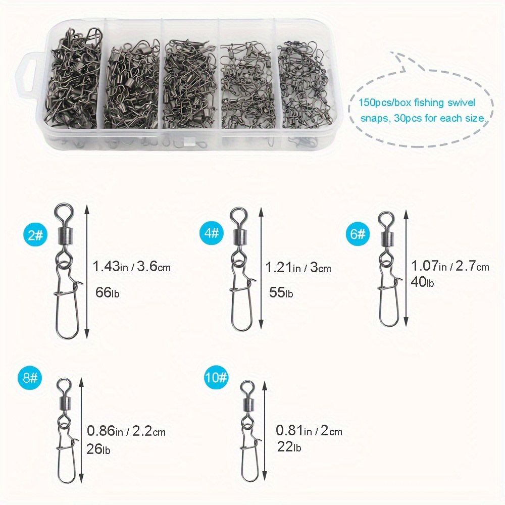 95/210 PCS Set Fishing Connect - Fishing Lure Accessories recensione e prezzo