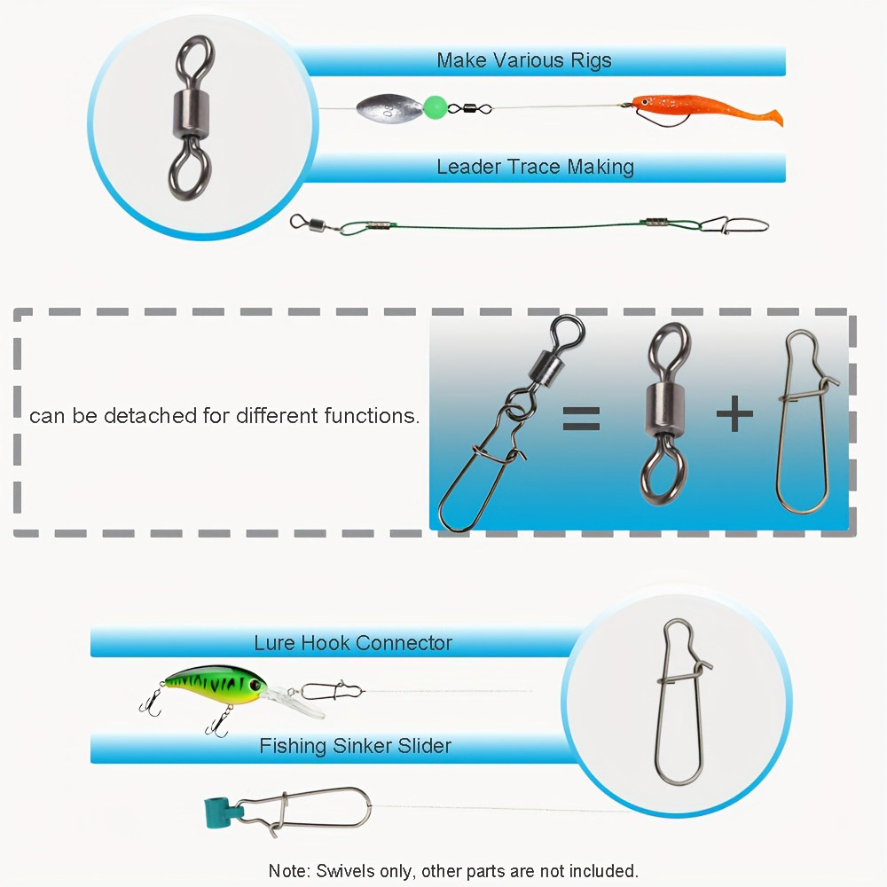 95/210 PCS Set Fishing Connect - Fishing Lure Accessories recensione e prezzo