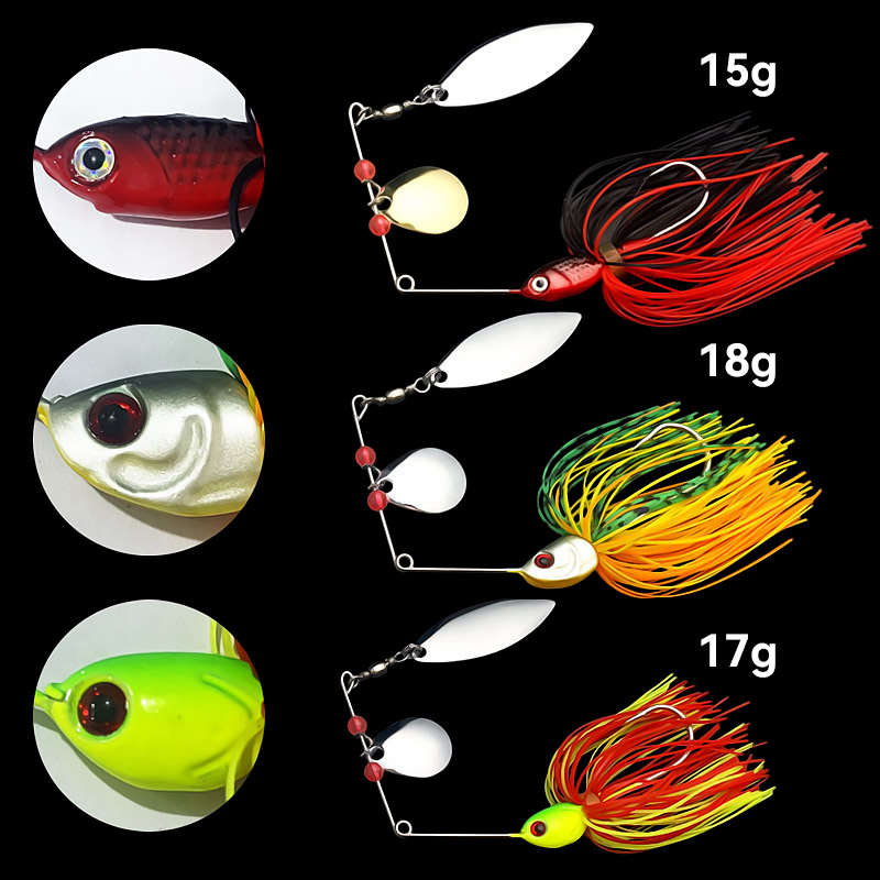 Bazooka 15g 18g Spinnerbait Fi - Fishing Lure Spoon recensione e prezzo