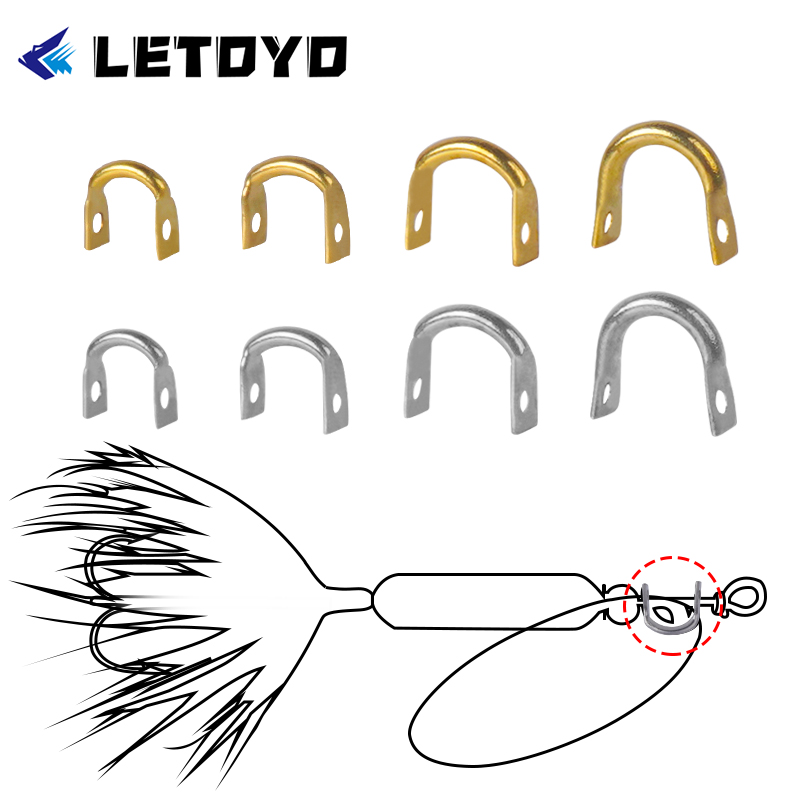 LETOYO 100pcs Folded Clevises  - Fishing Lure Spinner recensione e prezzo