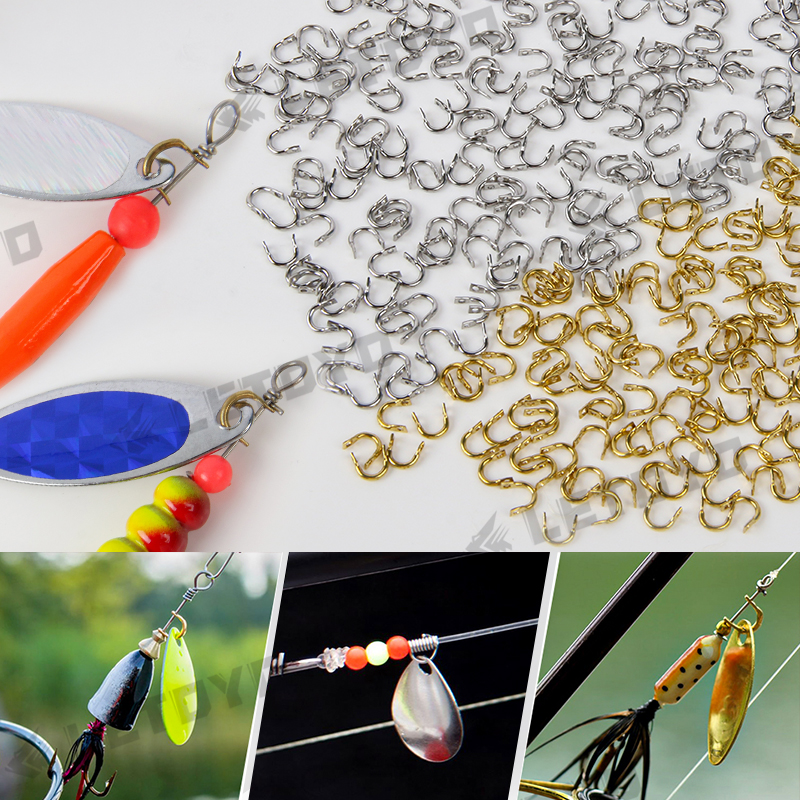 LETOYO 100pcs Folded Clevises  - Fishing Lure Spinner recensione e prezzo
