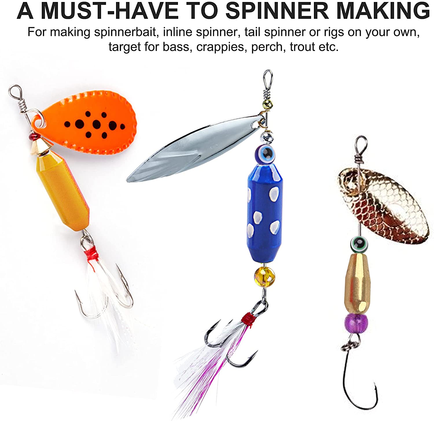 10pcs Fishing Brass Spinner Lu - Fishing Lure Spinner recensione e prezzo