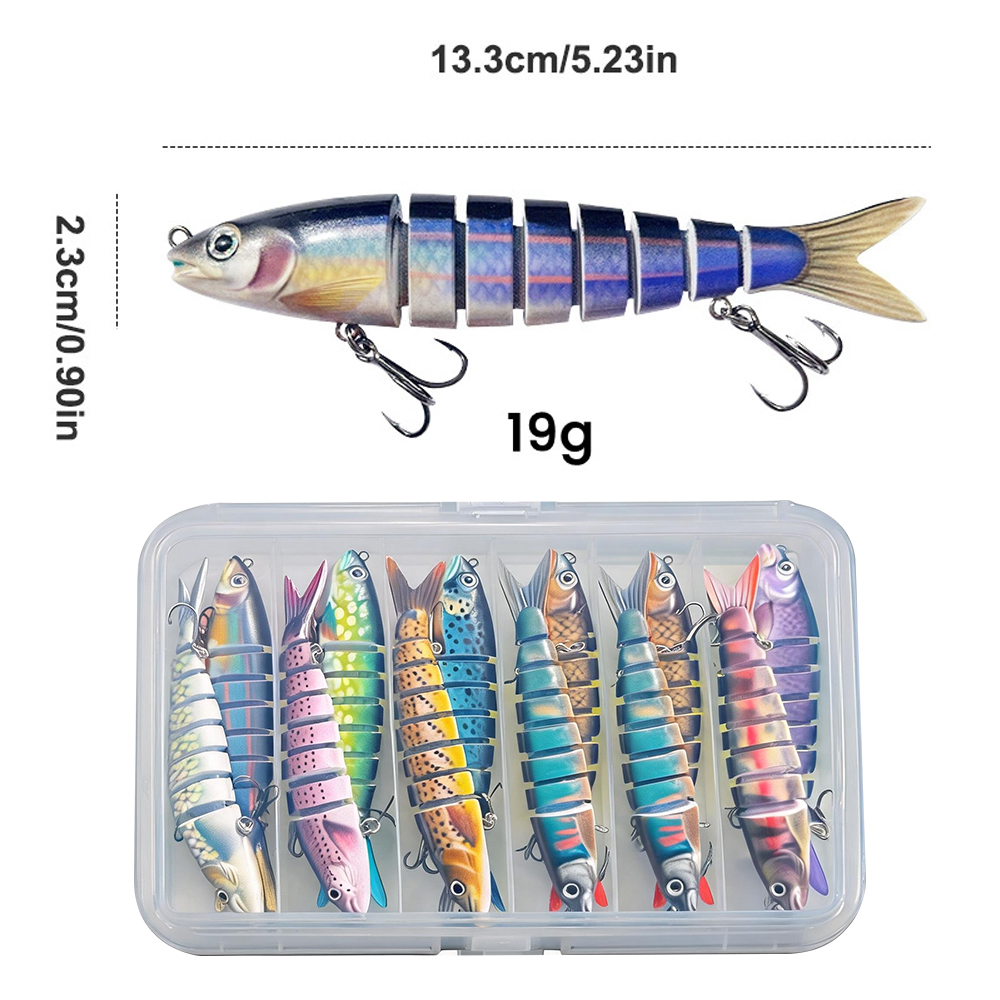 10 pcs Fishing Lures for Bass  - Fishing Lure Swimbait recensione e prezzo