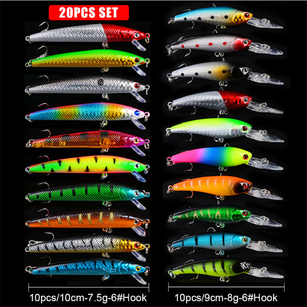 20pcs/lot Minnow Fishing Lures - Fishing Lure Crankbait recensione e prezzo