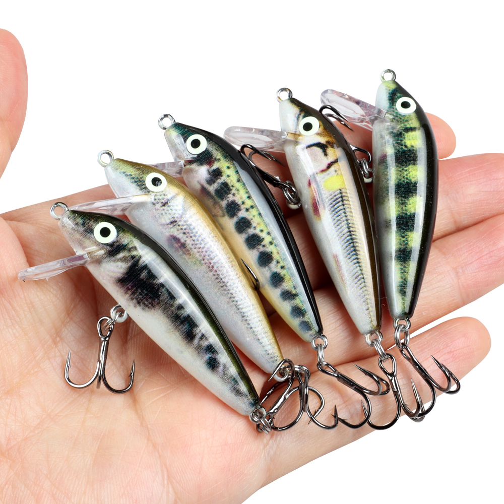 5cm 5g Sinking Minnow Wobblers - Fishing Lure Jerkbait recensione e prezzo