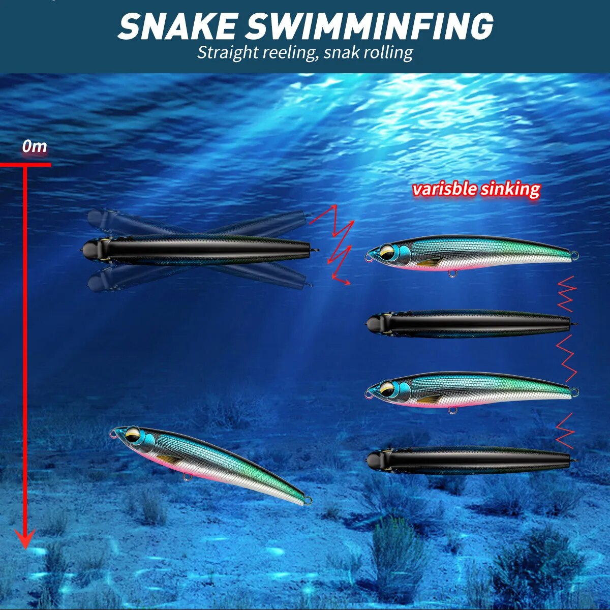 Sinking Pencil Fishing Lures 1 - Fishing Lure Buzzbait recensione e prezzo