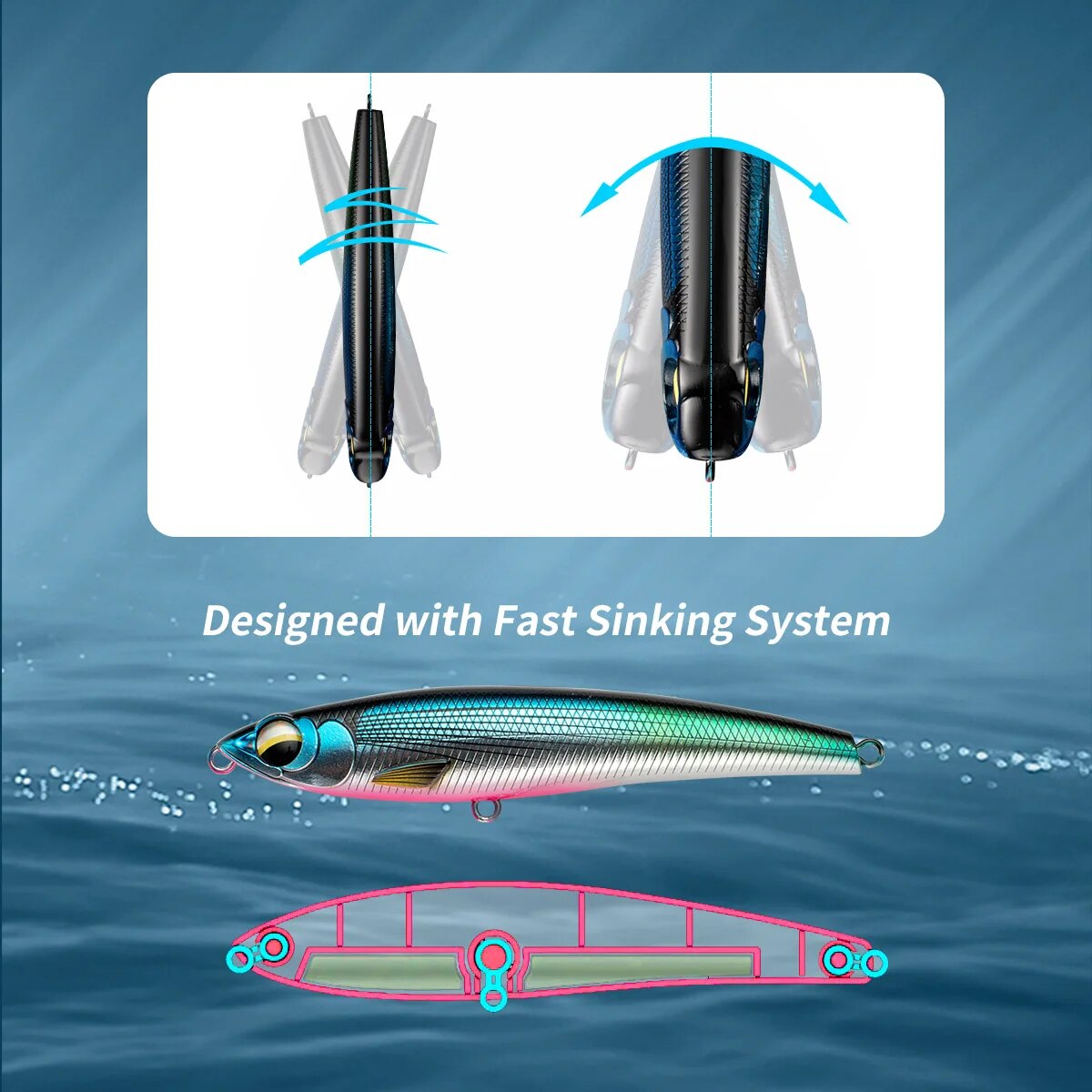 Sinking Pencil Fishing Lures 1 - Fishing Lure Buzzbait recensione e prezzo