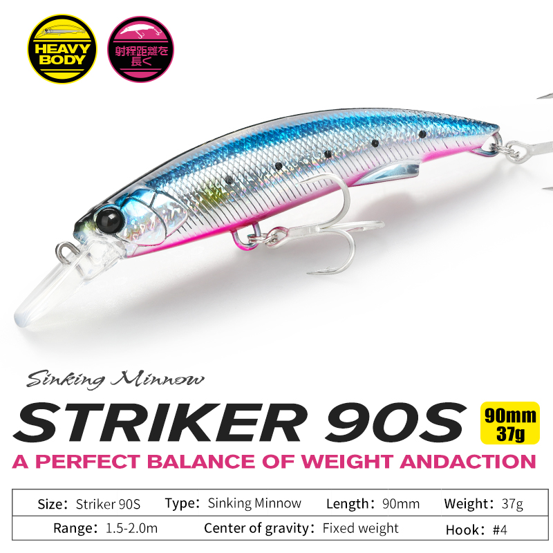 TSURINOYA 90S Heavy Minnow Sin - Fishing Lure Buzzbait recensione e prezzo