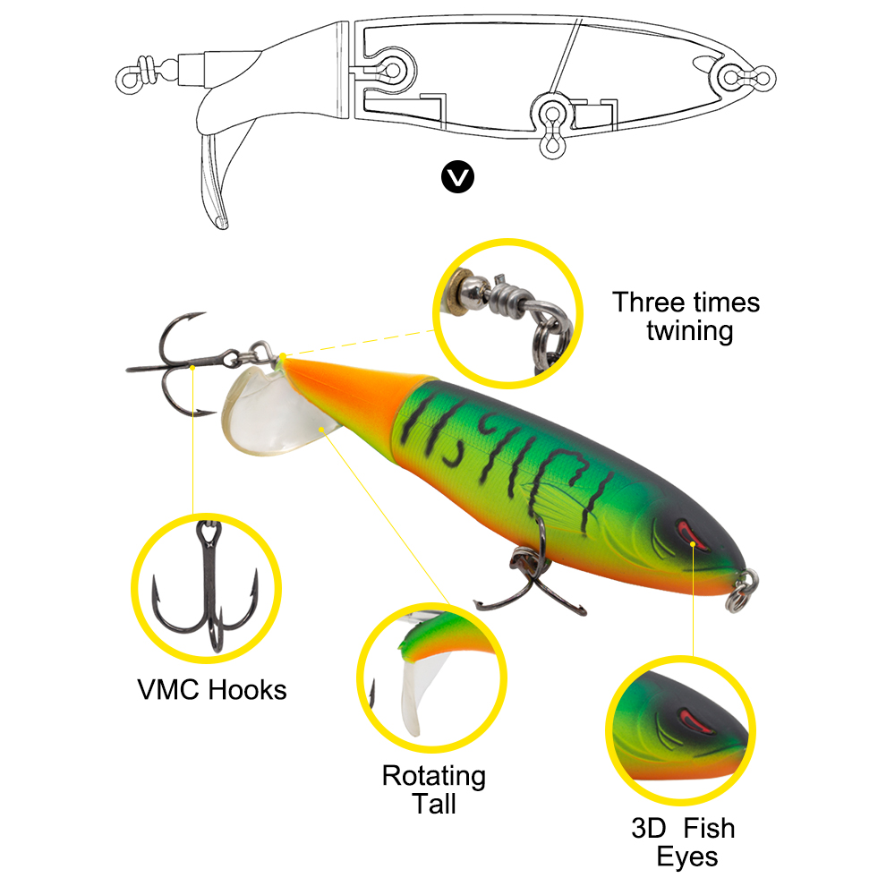 Hunthouse Whopper Plopper Hard - Fishing Lure Popper recensione e prezzo