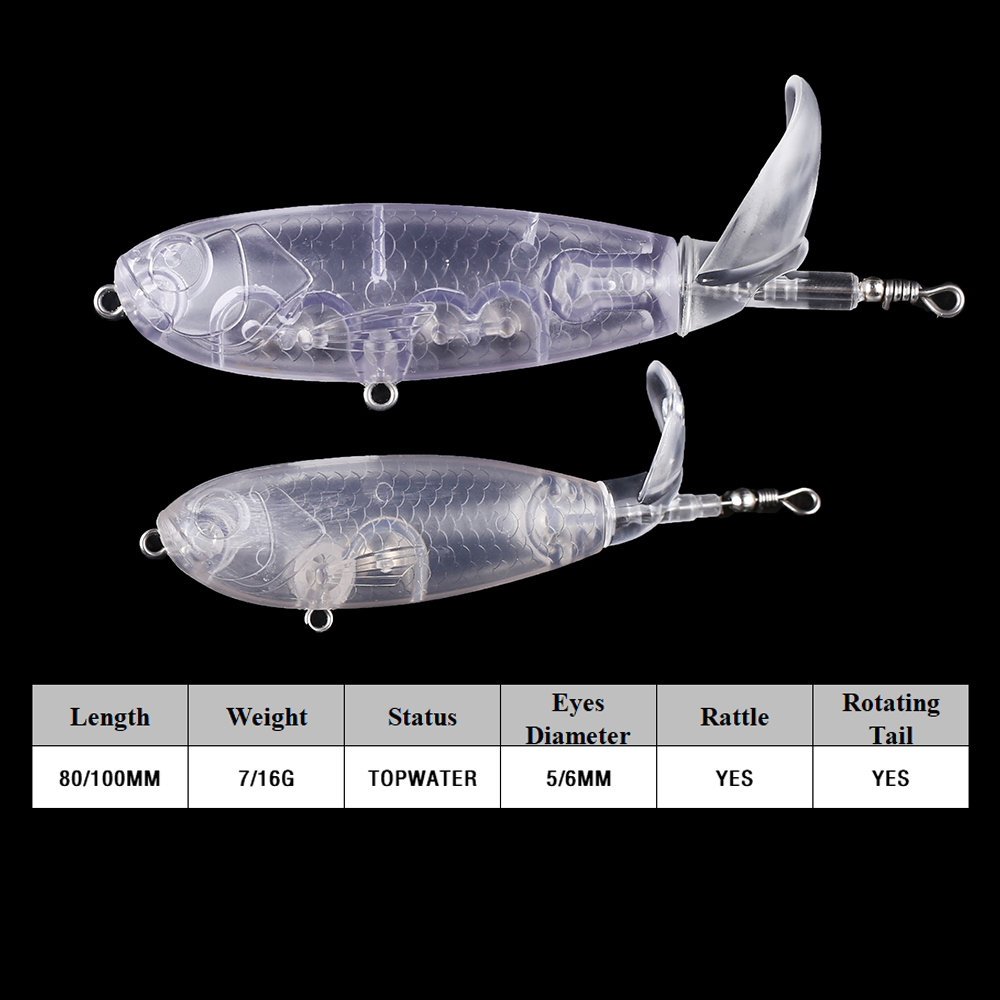 Chan’sHuang 20PCS Unpainted Bl - Fishing Lure Popper recensione e prezzo