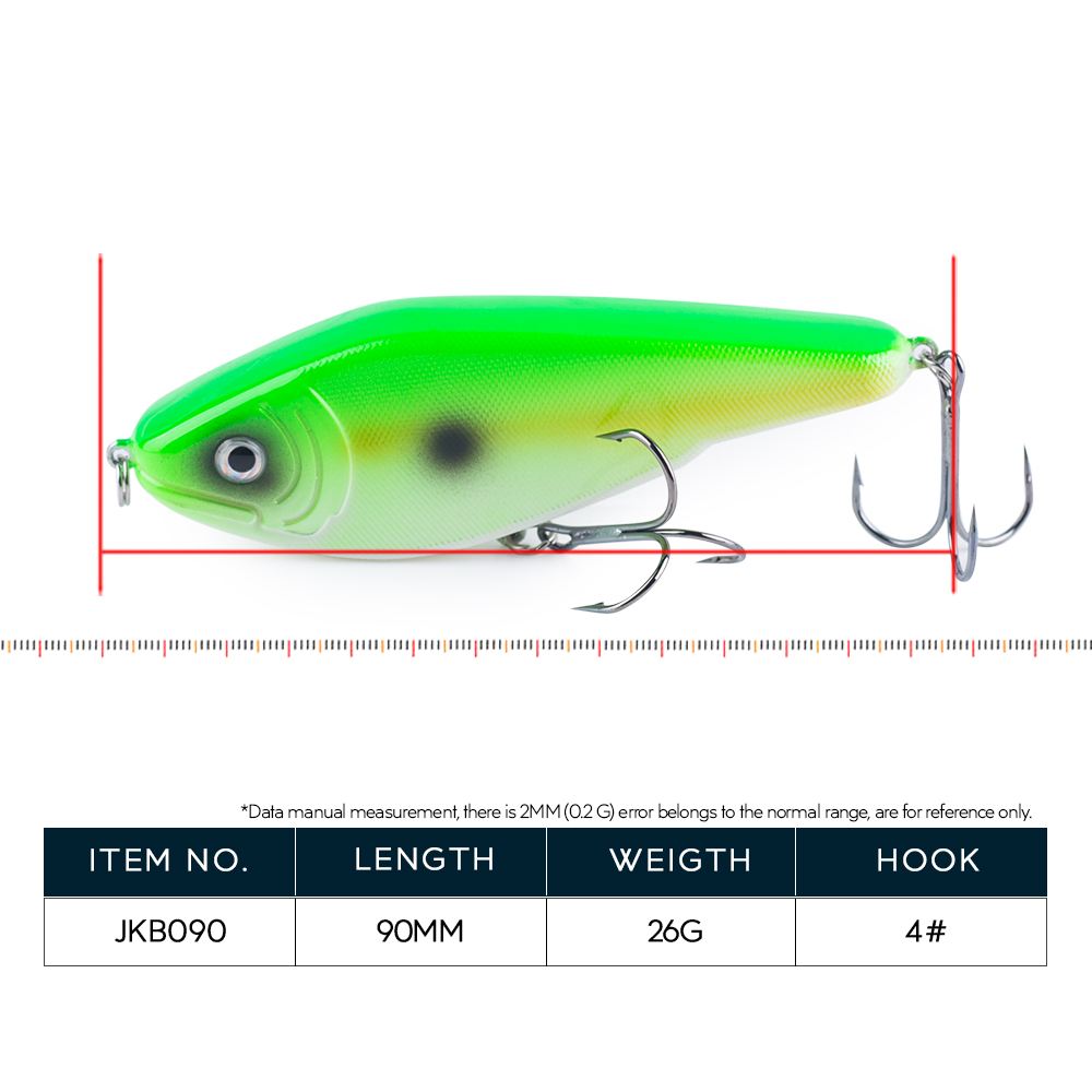 Hanlin NEW Glide Jerkbait 90mm - Fishing Lure Jerkbait recensione e prezzo