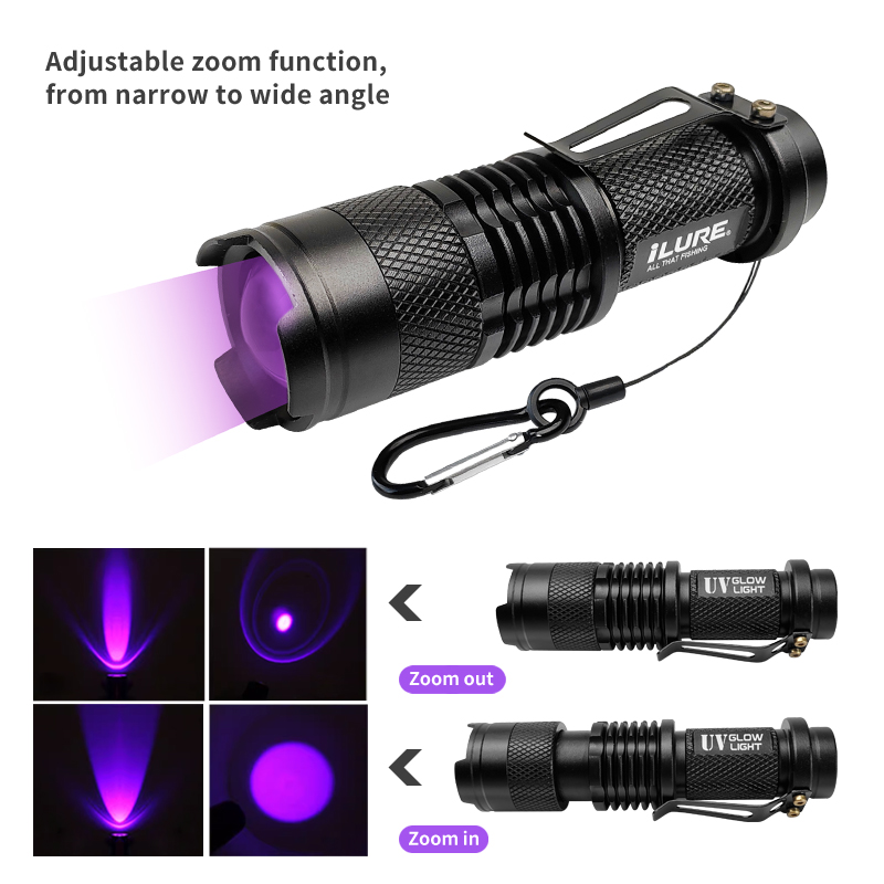 Mini UV Flashlight 395nm Ultra - Fishing Lure Jig recensione e prezzo