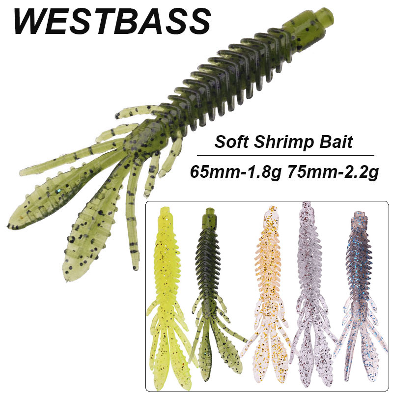 WESTBASS 5PCS Soft Larva Baits - Fishing Lure Soft Plastic recensione e prezzo