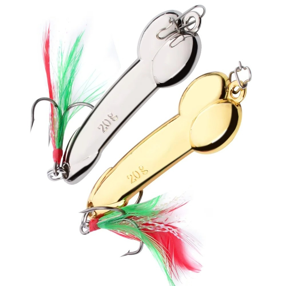 Metal Spoon Penis Shape Fishin - Fishing Lure Spoon recensione e prezzo