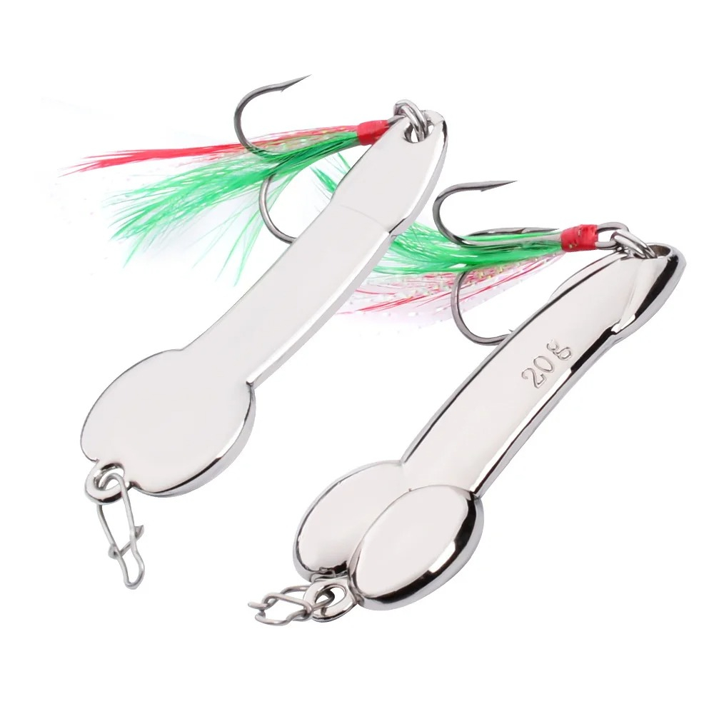 Metal Spoon Penis Shape Fishin - Fishing Lure Spoon recensione e prezzo