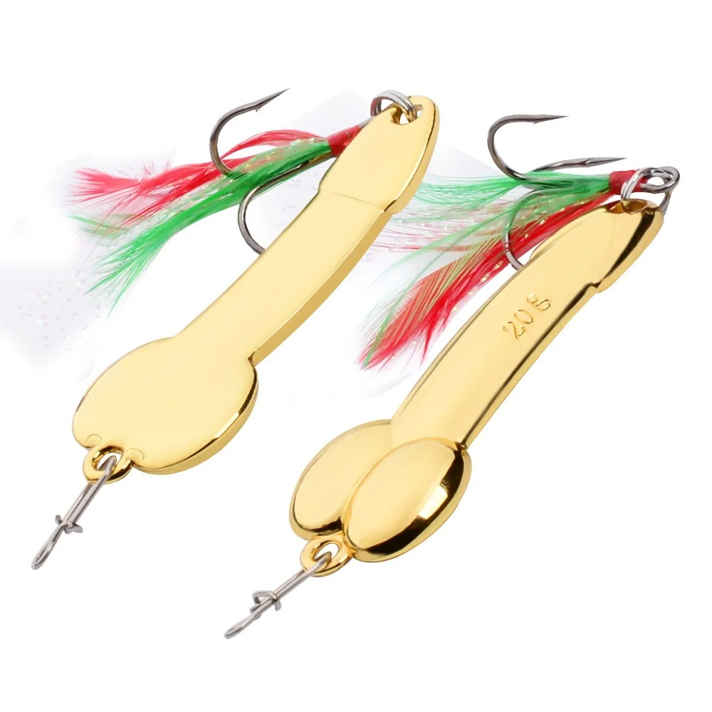 Metal Spoon Penis Shape Fishin - Fishing Lure Spoon recensione e prezzo