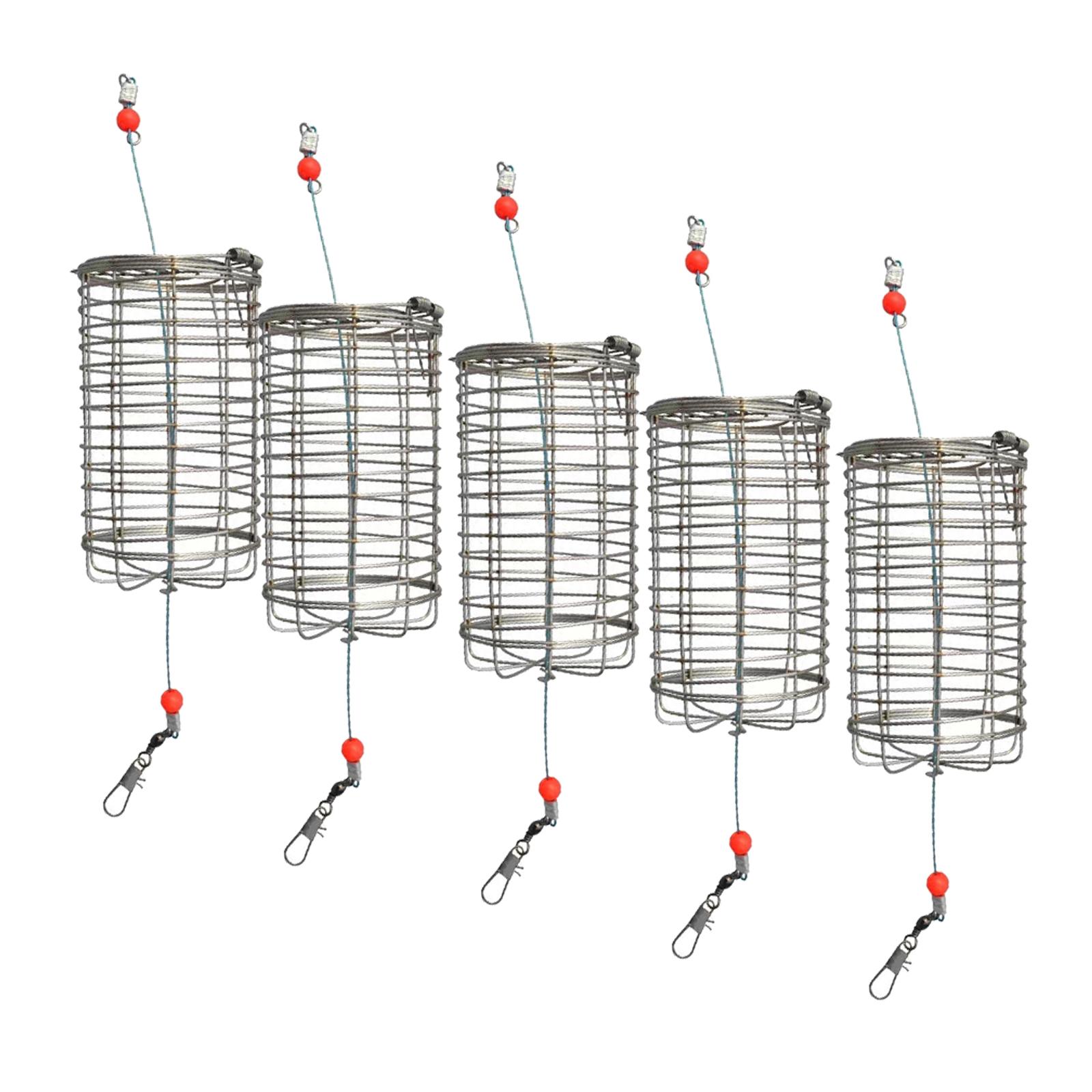 5x Solid Fishing Feeder Cage T - Fishing Lure Box recensione e prezzo
