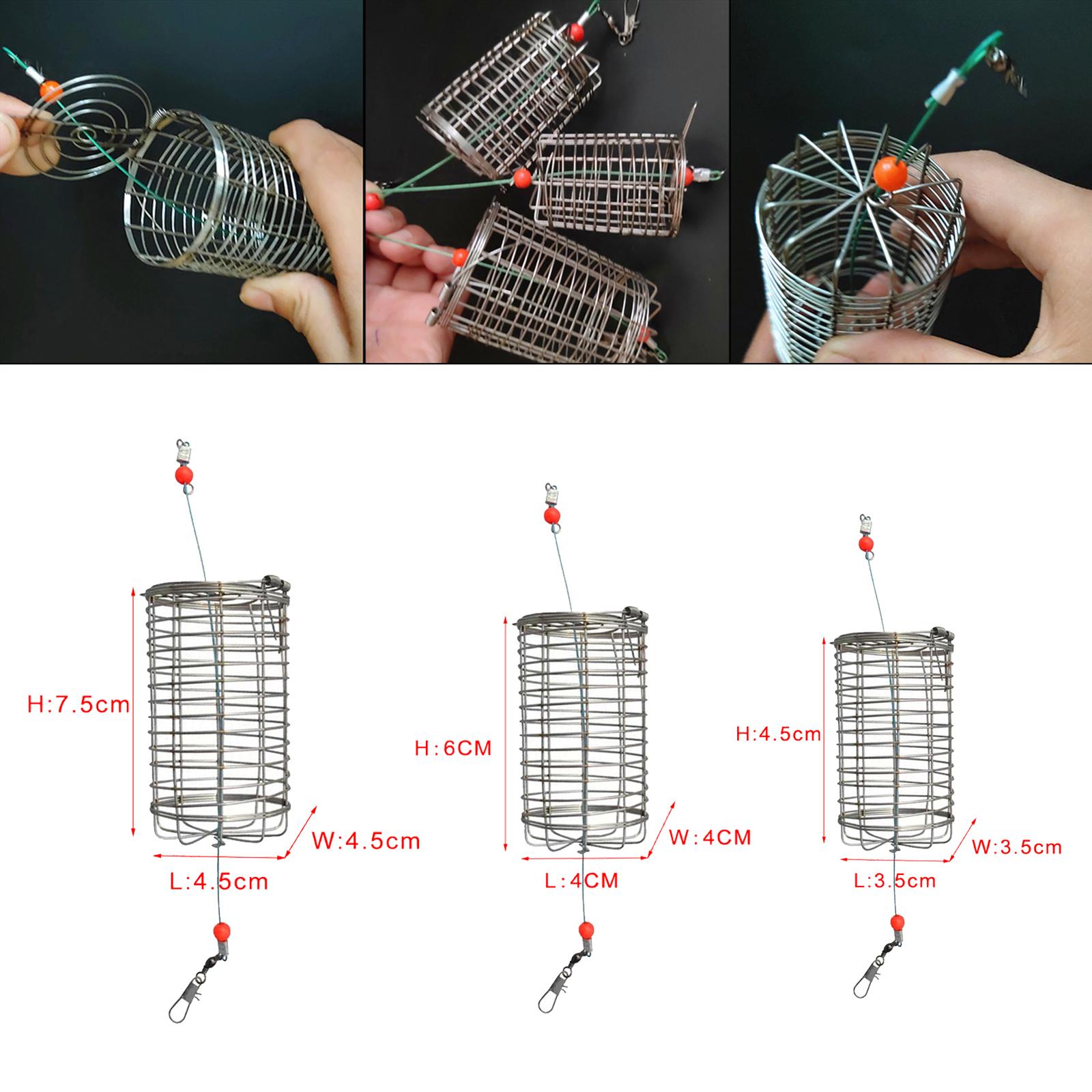 5x Solid Fishing Feeder Cage T - Fishing Lure Box recensione e prezzo