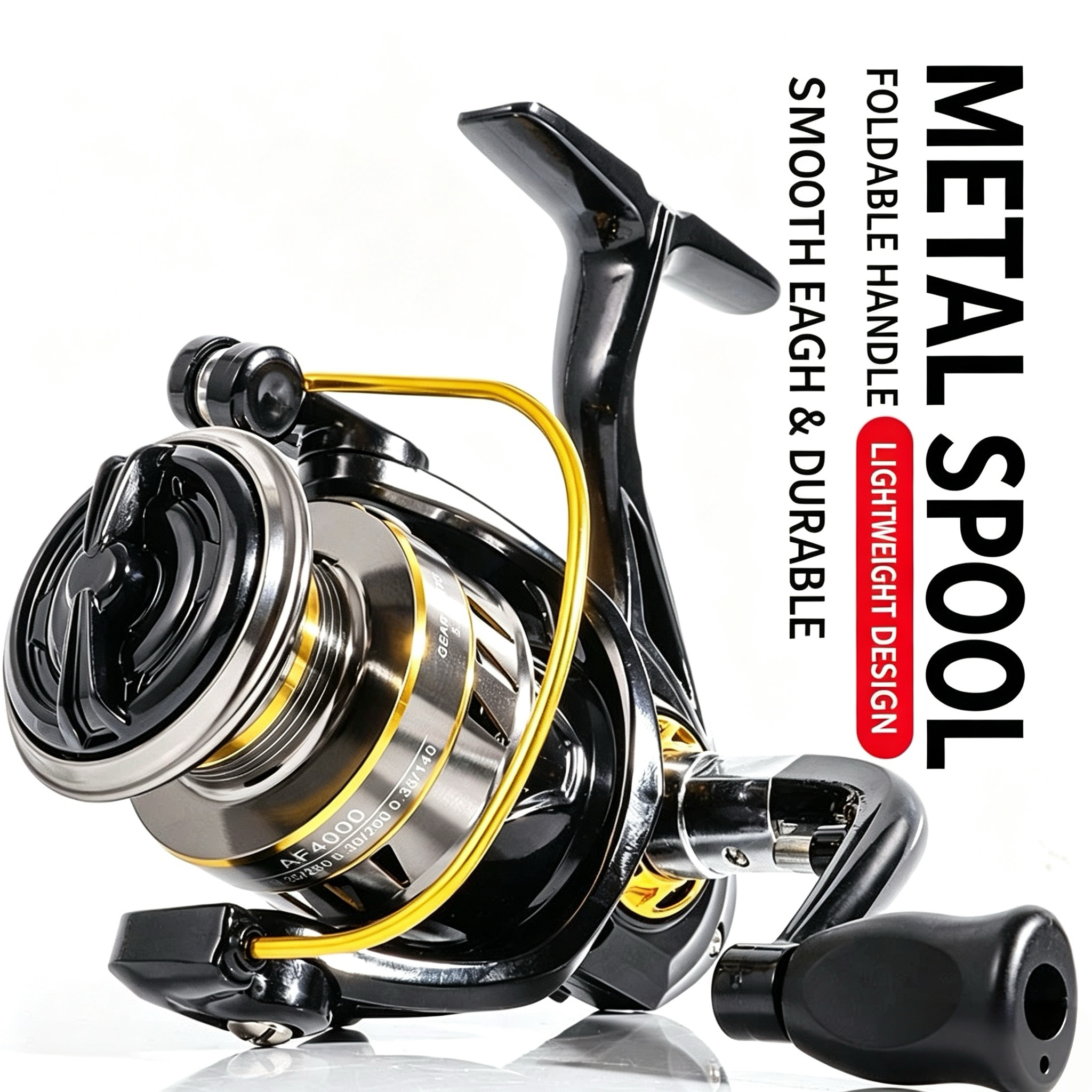 Full Metal Spinning Reel, Long - Fishing Lure Accessories recensione e prezzo