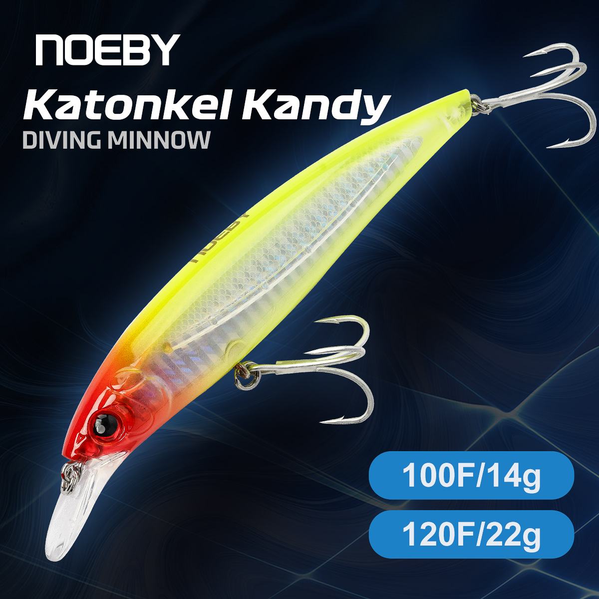 NOEBY Minnow Fishing Lure 100m - Fishing Lure Jerkbait recensione e prezzo