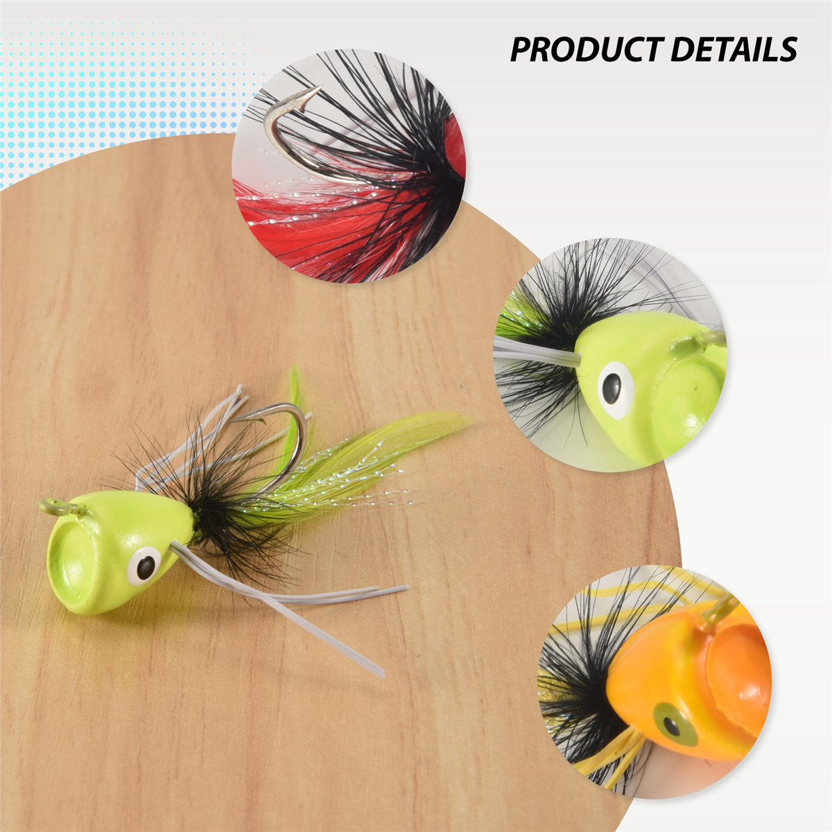 10PCS Fly Fishing Poppers,Topw - Fishing Lure Popper recensione e prezzo