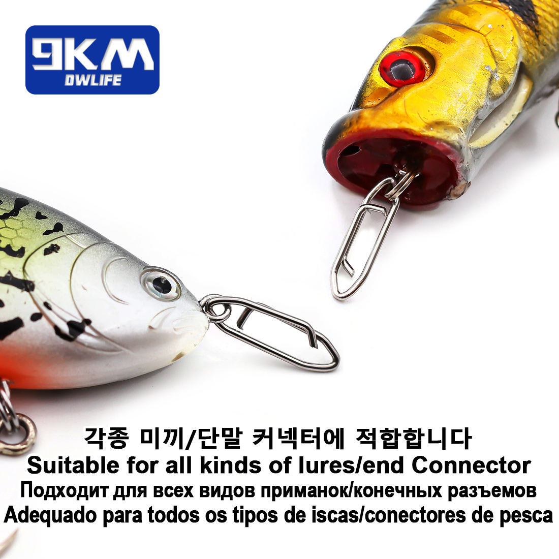 9KM Fishing Snap Kit 110pcs St - Fishing Lure Kit recensione e prezzo