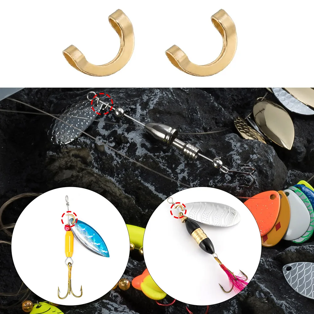 100pcs Fishing U Shaped Fixed  - Fishing Lure Spinner recensione e prezzo