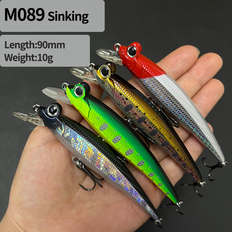 90mm 10g Slow Sinking Jerkbait - Fishing Lure Jerkbait recensione e prezzo